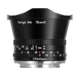 TTArtisan 7.5mm f2.0 魚眼レンズ APS-C カメラ用交換レンズ A5000、A5100、A6000、A6100、A6300、A6400、A6500、A6600、NEX-3、NEX-3Nなどに対応 (Sony Eマウント用)