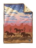 Pendleton Wild Horses Crib Blanket by Pendleton Woolen Mills [並行輸入品]