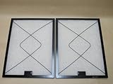 コスモフィルター 深型レンジフード 金網2面 差し込みタイプ用 取り付け枠・フィルターセット 40.0×29.7cm