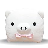 蝶ネクタイ付きモノクロブーのウェイトドール【ホワイト】【ウェルカムドール・体重ドール】