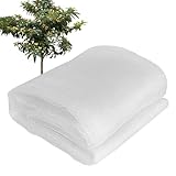 防虫ネット プランター 防風ネット 植物保護ネット プランター 植物保護カバー 園芸植物フルーツブルーベリー保護メッシュ蓋バッグ巾着付き ブ