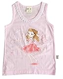 【あるこんたるこん】ベビー ランニング アンナピンク キッズ ジュニア 女の子 タンクトップ シャツ コットン100％ (100)