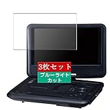 3枚 Sukix ブルーライトカット フィルム 、 グリーンハウス GREEN HOUSE GH-PDV9L 9インチ 向けの 液晶保護フィルム ブルーライトカットフィルム シート シール 保護フィルム（非 ガラスフィルム 強化ガラス ガラス ）