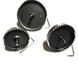 硬質合金 ステンレス ホールソー 電動 ドリル 対応 ステンレス鋼 鉄 鋼 アルミニウム 金属板 穴あけ φ 60 70 85 mm 超硬 高速度鋼