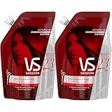 【大容量 2個セット】 ヴィダルサスーン シャンプー ベースケアモイスチャーコントロール 詰め替え 超特大 800ml 液体 レッド