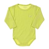 デンマークの子供服ブランド FIXONII オーガニックコットン 長袖 ボディスーツ 綿１００％ ライトグリーン 62ｃｍ