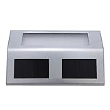 ソーラーライト　ステップライト　アウトドアライト　防水　太陽発電　省エネ　屋外照明/ステップ/軒先/庭/ガーデン/ドライブウェイ/玄関周りなどの照明用