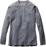 BURTLE バートル モックネックロングTシャツ(ユニセックス) オールシーズン用 バーク(杢) 655 52 XL