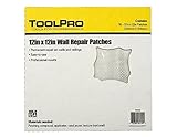 Toolpro 12 x 12 "壁修復パッチ、10パックのパッチ