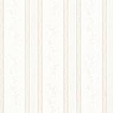 Mirage 992-68322 Trish Satin Floral Scroll Stripe Wallpaper White [並行輸入品]