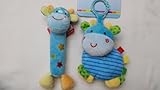 My Firstおもちゃ – ベビーブルーGiraffe Rattle Toy andベビーブルーGiraffe with Rattle Stroller Toy Car SeatおもちゃTake A