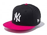 ニューエラ キッズ 9FIFTY スナップバック 11433966 ブラック/ホワイト ブライトローズ ニューヨーク・ヤンキース NewYork Yankees black/white bright 