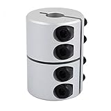 uxcell モーターシャフトジョイント ヘリカルビームカプラー カップリング シャフト使用量10mm-10mm