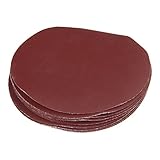 10枚入り サンディングディスク サンドペーパー 替えペーパー 直径125mm ラウンドシェイプ 320グリット