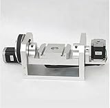 CNC dividing head, A-axis, rotation axis, fourth axis,fifth axis (Not with a chuck) Size150mm x155mm