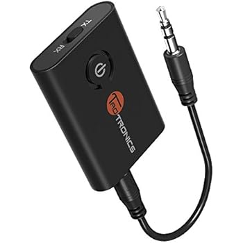 【Bluetooth 5.0 aptX】TaoTronics トランスミッター レシーバー 2in1 アダプター 受信機 送信機 3.5mm 連続転送時間10時間 一台二役 TT-BA07