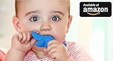 WowieStar - USA FDA Certified Medical Grade Silicone Baby Teether, Teething toy - Caribbean Blue, Re