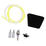 SONONIA Poulanチェーンソー適用　空気　燃料フィルタプライマー　電球燃料　ラインスパークプラグキット