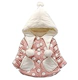 女の子 コート ジャケット 赤ちゃん 冬 コットン 暖かい