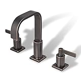 Decor Star WPC01-TO Contemporary Bathroom Vanity Sink Widespread Lavatory Faucet cUPC NSF AB 1953 Le