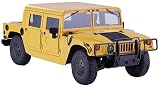 プラッツ(PLATZ) FMS 1/12 リアリスティックRC完成モデル ハマー H1 アルファ イエロー 日本語説明書付属 電動ラジオコントロール FMS11261RSYL
