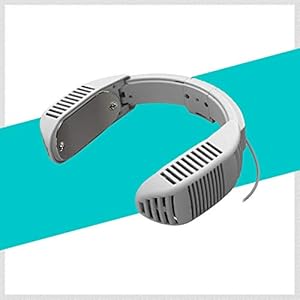 ネッククーラー 首から冷やす 冷房 充電式 冷感 ひんやり感 ポータブル 軽量 静音 エコ 省エネ クーラー 夏物家電 熱中症対策グッズ THANKO 最新モデル (ホワイト)