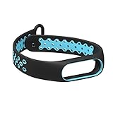 Refaxi 青い白のオリジナルのシリアルコンセントストラップXIAOMI MI BAND 2のためのリストバンドのブレスレットの交換