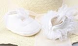 子供用　レースシューズ　ファーストシューズ ベビーシューズ シルク コットン おいわい お祝い ギフト 出産祝い 白 ホワイト リボン 靴 よちよち セレモニー 赤ちゃん レース あんよ メモリアル 
