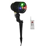 Laser Christmas Lights, eLander™ RGB (Blue&Green&Red)Outdoor Waterproof IP65 Star Projector Holiday 