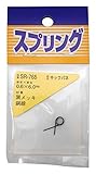 WAKI キックバネ 0.6X6.0mm 黒 SR-765