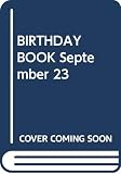 BIRTHDAY BOOK 9月23日
