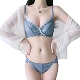 [Olabela] ノンワイヤー ブラジャー ブラジャー ショーツセット 2枚組 締付け感なし 通気性