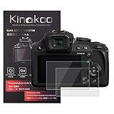 kinokoo 液晶保護フィルム Panasonic LUMIX DC-ZS80/TZ95/DC-TZ90/ZS70/DC-FZ80/FZ82専用 硬度9H 高透過率 耐指紋 気泡無し 強化ガラス 厚さ0.3mm 2枚セット 標識クロス付き(ZS80/TZ95/TZ90/ZS70/FZ80/FZ82専用)