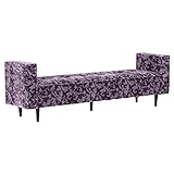 arne ベンチ ベンチソファー ソファ 肘付き 幅188 奥行き48 座面高40 日本製 背もたれなし Baggy DA 2×7 モケット ミカエル柄 パンジー