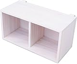 すのこに掛けられる家具 箱 2マス ホワイト KB-2W