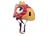 ABUS Crazy Safety Casque Motif Girafe Rouge/Jaune S