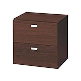 [ベルメゾン] キューブ ボックス （奥行３０ｃｍ） ダークブラウン タイプ：引出し２杯