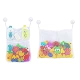 YESURPRISE Toy Organizer Toy Storage Net Toyバッグ整理Stuffed Animalsまたは子供のおもちゃLargeおもちゃハンモックのバスルームホームリビン