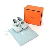 (エルメス)HERMES 刺繍入り ベビーシューズ　ミントグリーン　 ［中古］