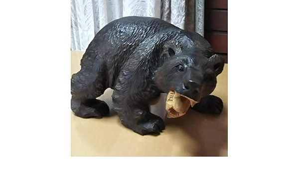 アイヌの木彫家「荒木 繁」の大きな熊の木彫り アイヌの木彫家「荒木 繁」の大きな熊の木彫り - メルカリ