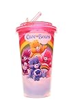 シルバーBuffalo cg0184 American Greetings Care Bearsフリップストローカップ、16オンス、パープル