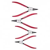 Wiha 32628 Pliers, Straight External Ring, 4 Piece Set [並行輸入品]