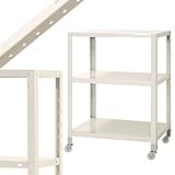 スマートラック NSTRK-234 幅60×奥行30×高さ79.5cm 3段 ホワイト 80㎏/全