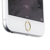 がうがう！ iPhone/iPad/iPod Touch 用 ホームボタンシール Touch ID 指紋認証 対応 iPhone SE (第3世代) / iPhone SE (第2世代) / 8 / 8 Plus / 7 / 6s / 6 / SE / 5s / 5 / 4 タッチID用 カバー 保護 シール ホワイト/ゴールド G2-HBC-G2
