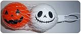 【マイカラーボール】 (3ｲﾝﾁ／直径7.5㎝) ハロウィンボール2個セット