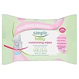 Simple Baby Moisturising Wipes (80 per pack) シンプルなベビー保湿ワイプ（パックあたり80 ）