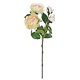 MAGIQ 東京堂 上質な造花 フレアマーブルローズ クリームピンク FM009427-048