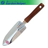 天然木柄 移植ゴテ(細)メモリ付 Garden Helper G-2