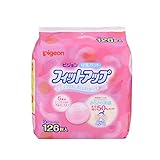(ピジョン)Pigeon 母乳バッド ふわふわタッチ フィットアップ 126枚入り [16084]