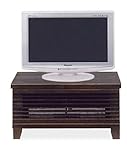 和風モダン 2色対応 幅60cm ロータイプテレビボード 脚付き 完成品 (ブラウン)